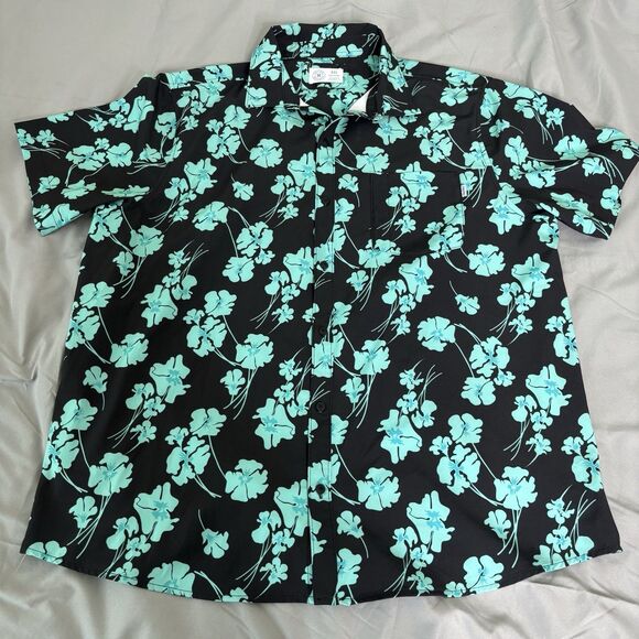 Hurley Other - Hurley Men’s Size XXL Hawaiian Button Up Tropical Pattern Short Sleeve Shirt